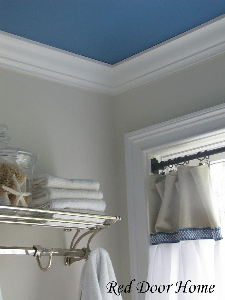 Bathroom Blue Ceiling Quinju Com