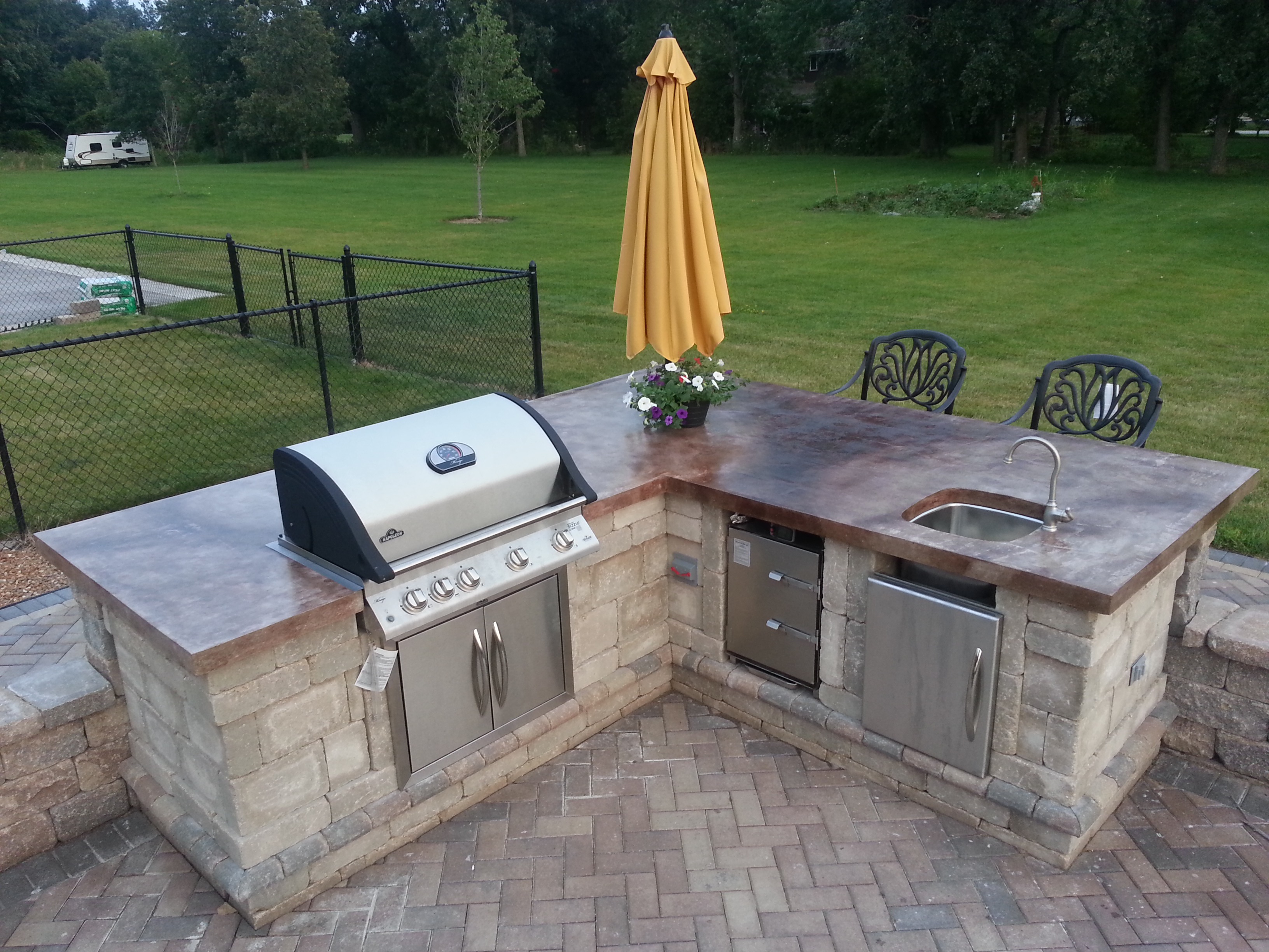 Outdoor Kitchen Countertop Choices Outdoor Kitchen Countertop Choices