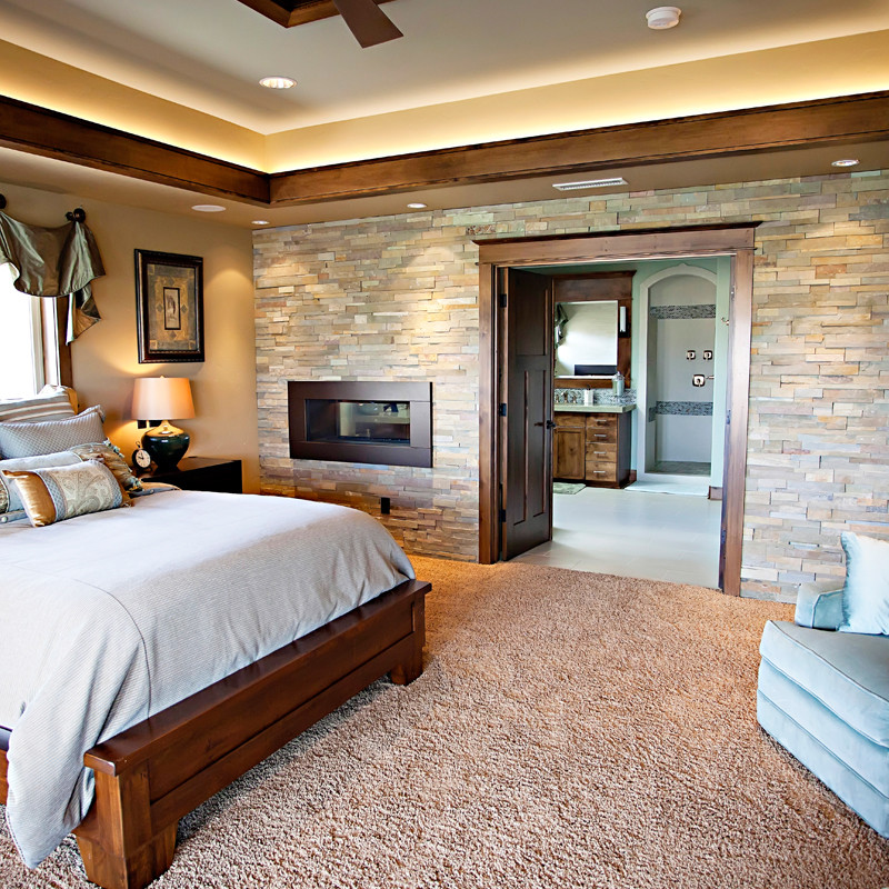 Electric Fireplace For Bedroom
 - Stone Electric Fireplace Bedroom Traditional With Blue Brown Coffered Ceiling Quinju Com
